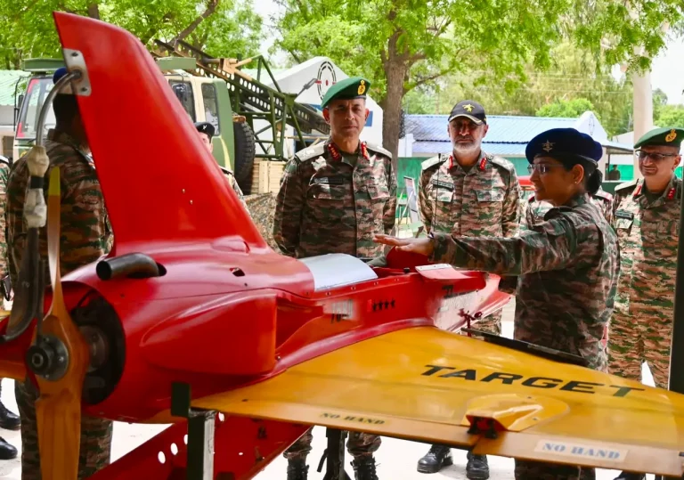 Lt Gen Mohit Malhotra Reviewing