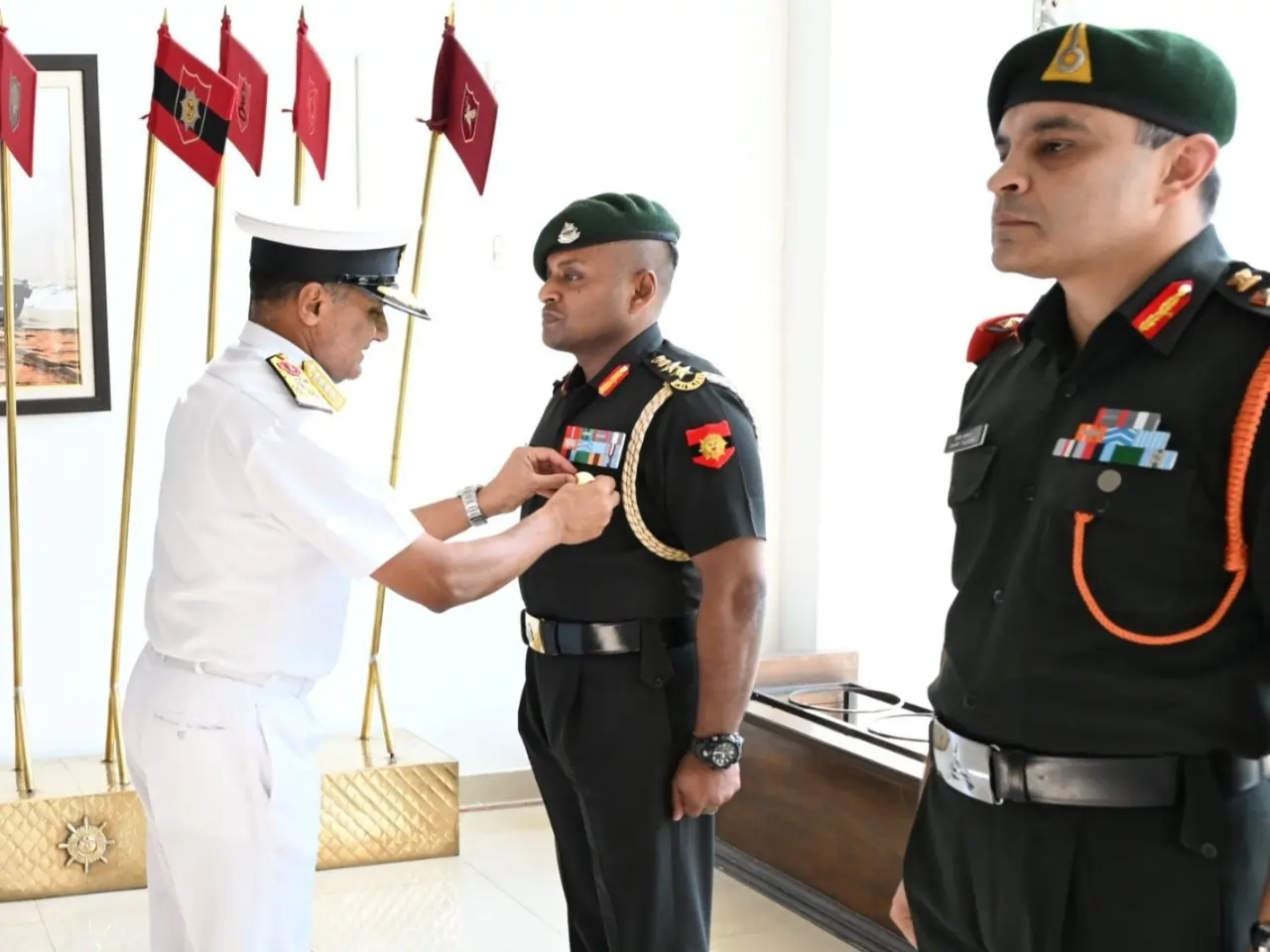 Admiral Krishna Swaminathan Commending