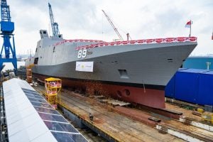 ST Engineering Launches Singapore Navy's Second Victory-Class Multi-Role Combat Vessel