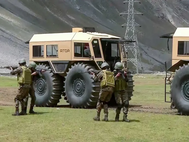 Soldiers Using Guns