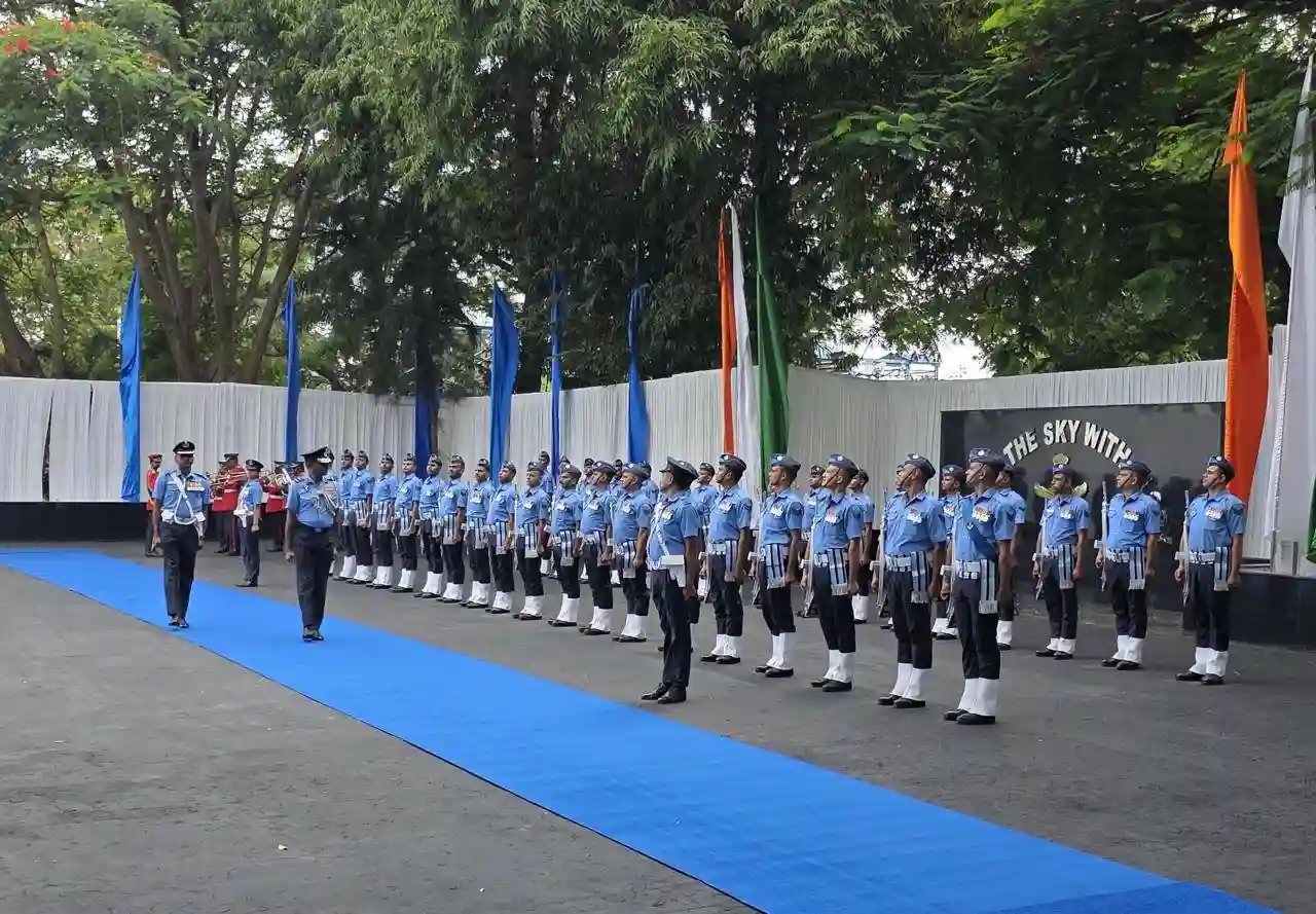 Air Marshal S Sivakumar at Guard of Honour