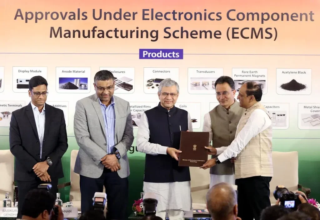 Government Clears ₹7877 Crore Electronics Components Projects