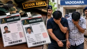 Two Men Arrested for Using Fake Indian Army Ex-Servicemen ID Cards to Secure Security Jobs