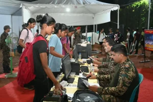 Women Aspirants Participate in Indian Army Military Police Recruitment Rally in Kozhikode